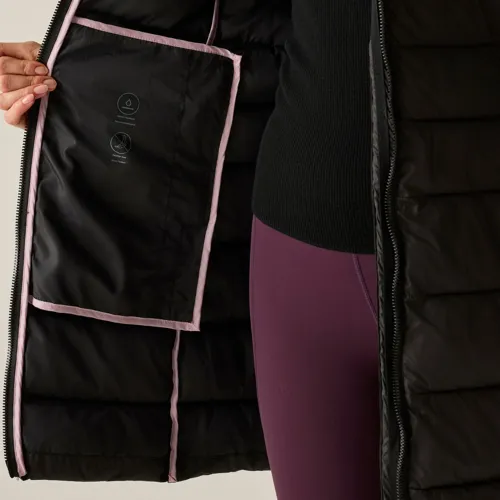 Dámský zimní zateplený kabát Regatta AMARA černá (5)