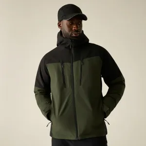 Pánská zateplená bunda Regatta HIGHTON Stretch khaki/černá