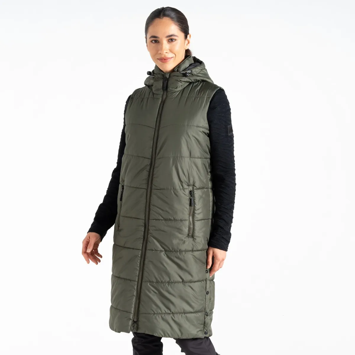 Dámská dlouhá vesta Dare2b DISTINGUISH khaki