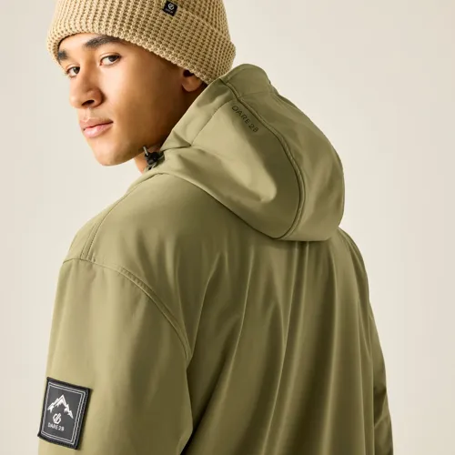 Pánská softshellová freeride bunda Dare2b RAMPAGE khaki (4)