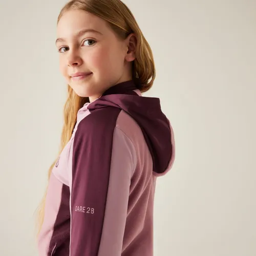 Dětská fleecová mikina Dare2b THRIVING IV růžová/vínová (5)