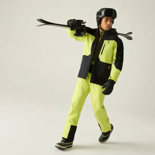 Pánská technická lyžařská bunda Dare2b HALFPIPE IV žlutá/černá (1)