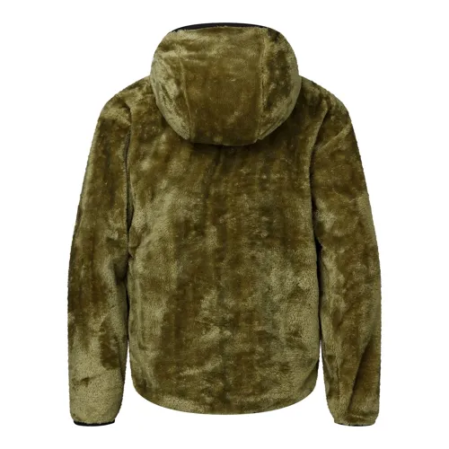 Dětská huňatá fleecová mikina Dare2b POWDER khaki/černá (7)