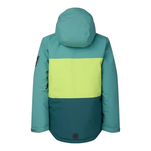 Dětská zimní lyžařská bunda Dare2b SEND IT II zelená/limetková (11)
