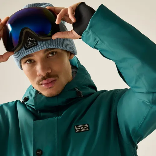 Pánská technická lyžařská bunda Dare2b FREERIDE III zelená/černá (4)