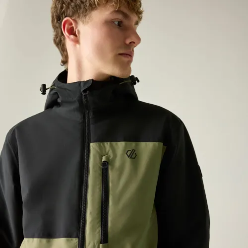 Pánská technická lyžařská bunda Dare2b HALFPIPE IV černá/khaki (5)
