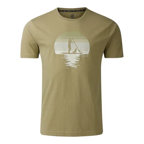 Pánské bavlněné tričko Dare2b MOVEMENT III khaki (3)
