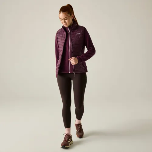 Dámská hybridní vesta Regatta LEEDRE vínová (1)