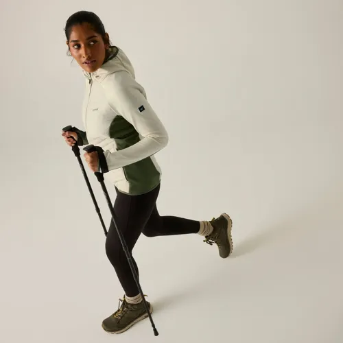 Dámská hybridní bunda Regatta ANDRESON béžová/zelená (4)