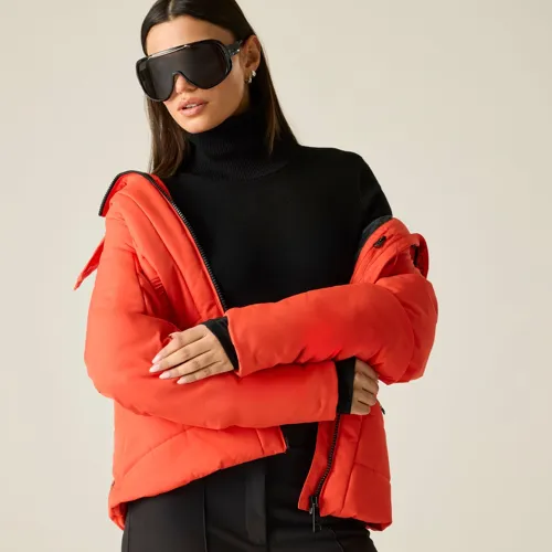 Dámská lyžařská bunda Dare2b CONTOUR oranžová (5)