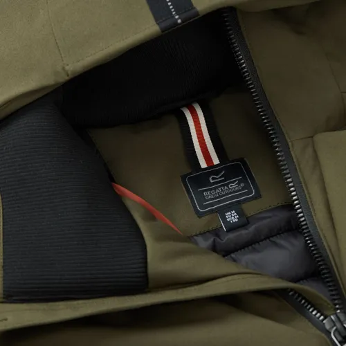 Pánská zimní zateplená bunda Regatta MARRON khaki (8)