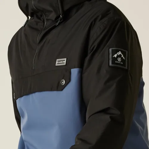 Pánská zimní lyžařská bunda Dare2b FREERIDE II černá/modrošedá (3)