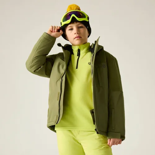 Dětská lyžařská bunda Dare2b CHILL khaki (3)