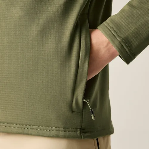 Pánská funkční mikina Dare2b FUSE UP FULL ZIP khaki (1)