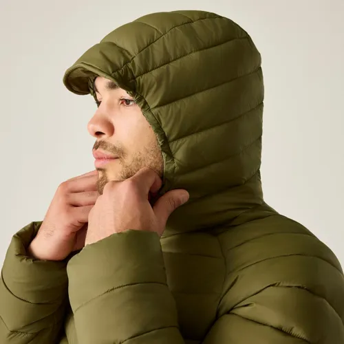 Pánská prošívaná bunda Dare2b TORREK BAFFLED khaki (6)
