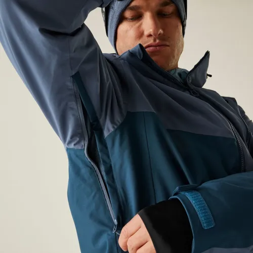 Pánská zimní lyžařská bunda Dare2b HALFPIPE III světle modrá/modrá (8)