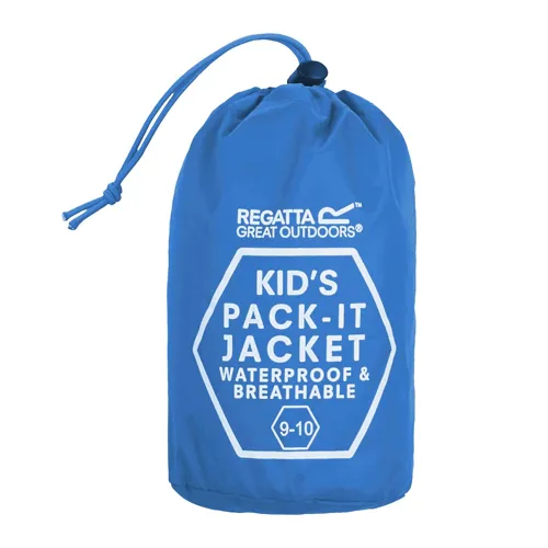 Dětská lehká bunda Regatta PACK IT III světle modrá (10)