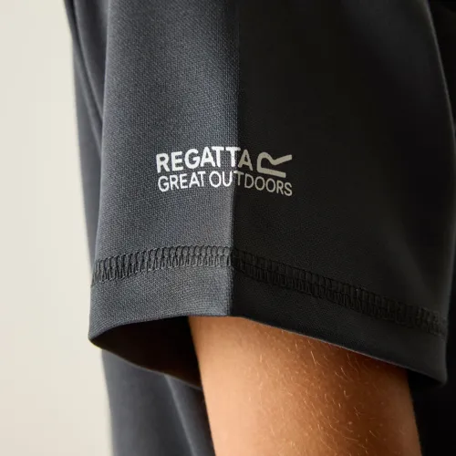 Dětské funkční tričko Regatta ALVARADO tmavě šedá (2)