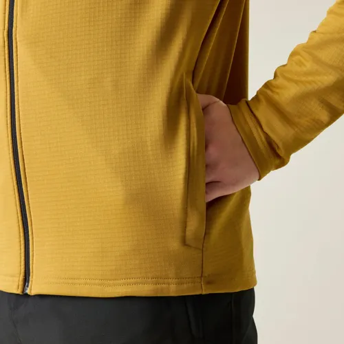 Pánská funkční mikina Dare2b FUSE UP FULL ZIP žlutá (2)