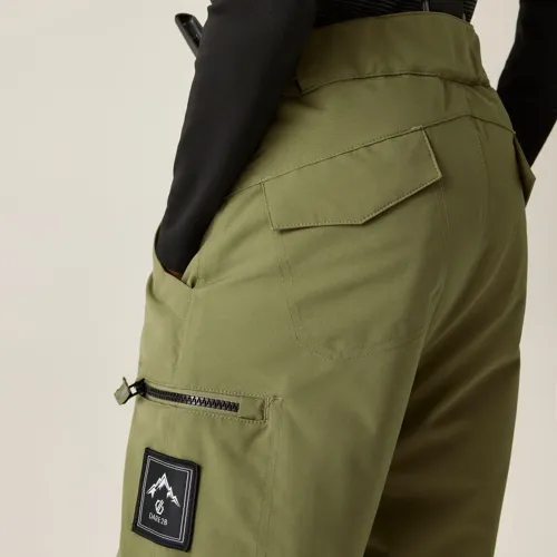 Dětské zimní lyžařské kalhoty Dare2b POW III khaki (3)