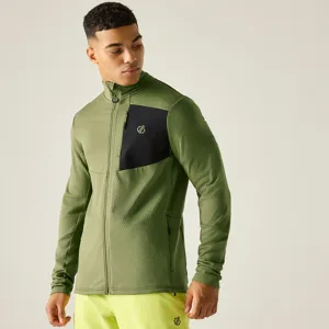 Pánská fleecová mikina Dare2b VENTURE khaki/černá Pánská fleecová mikina Dare2b VENTURE khaki/černá