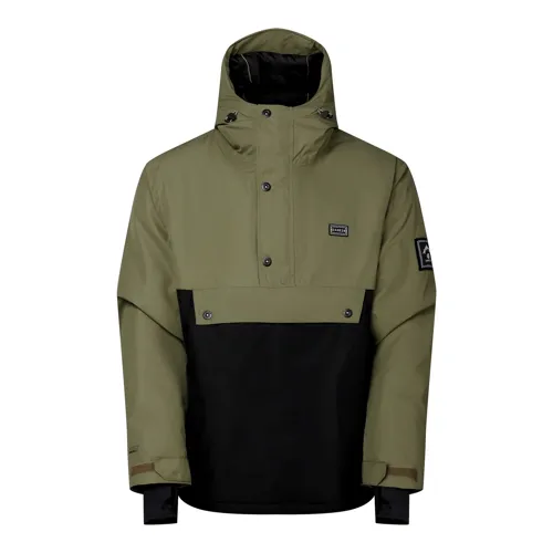 Pánská technická lyžařská bunda Dare2b FREERIDE III černá/khaki (9)