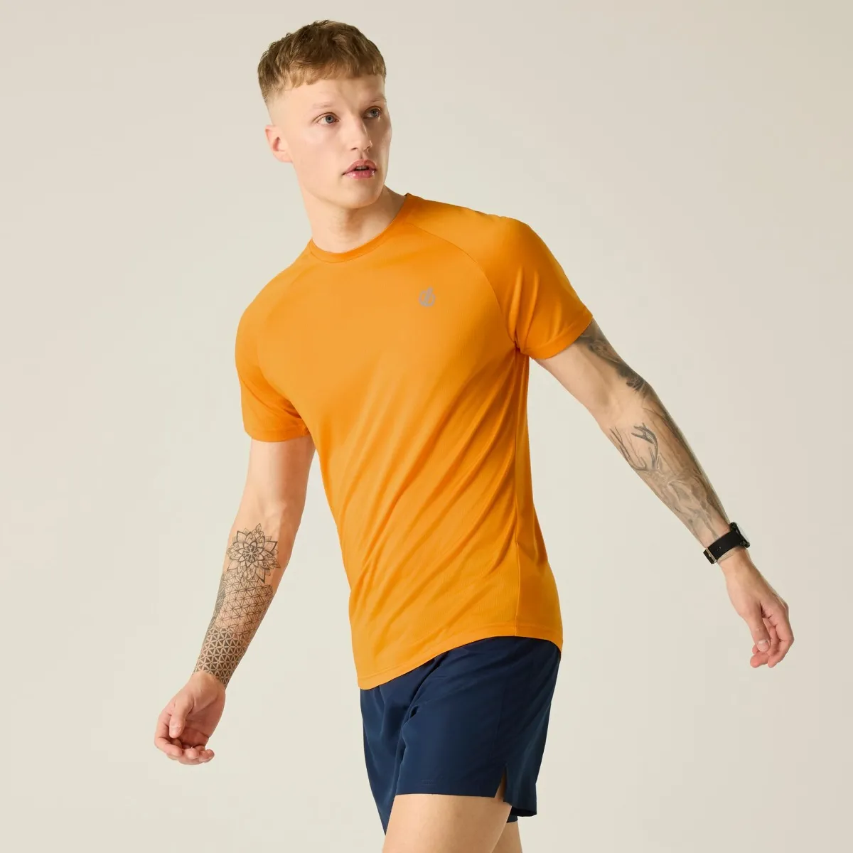 Pánské funkční tričko Dare2b ACCELERATE oranžová