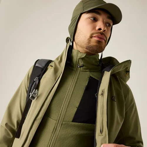 Pánská outdoorová bunda Dare2b TORREK III khaki (4)