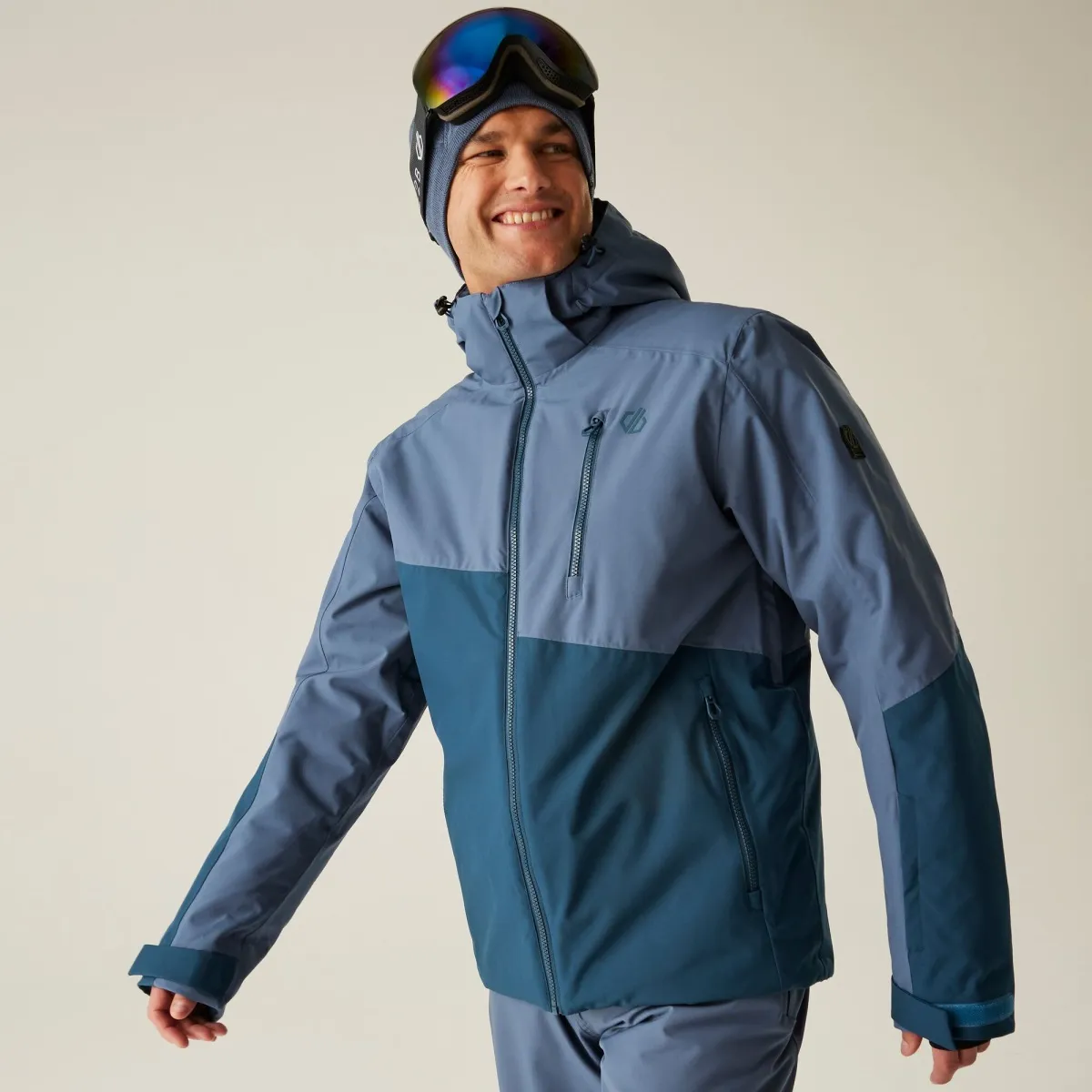 Pánská zimní lyžařská bunda Dare2b HALFPIPE III světle modrá/modrá