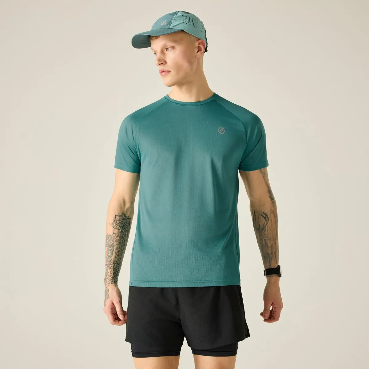 Pánské funkční tričko Dare2b ACCELERATE tyrkysová