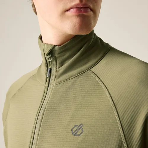 Pánská funkční mikina Dare2b FUSE UP FULL ZIP khaki (3)