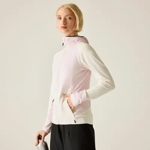 Dámská sportovní mikina Dare2b NOMADIC růžová/bílá (1)
